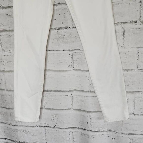 J. Crew Cotton Blend Ankle Toothpick Skinny Denim Jeans White Size 24 - Picture 3 of 11